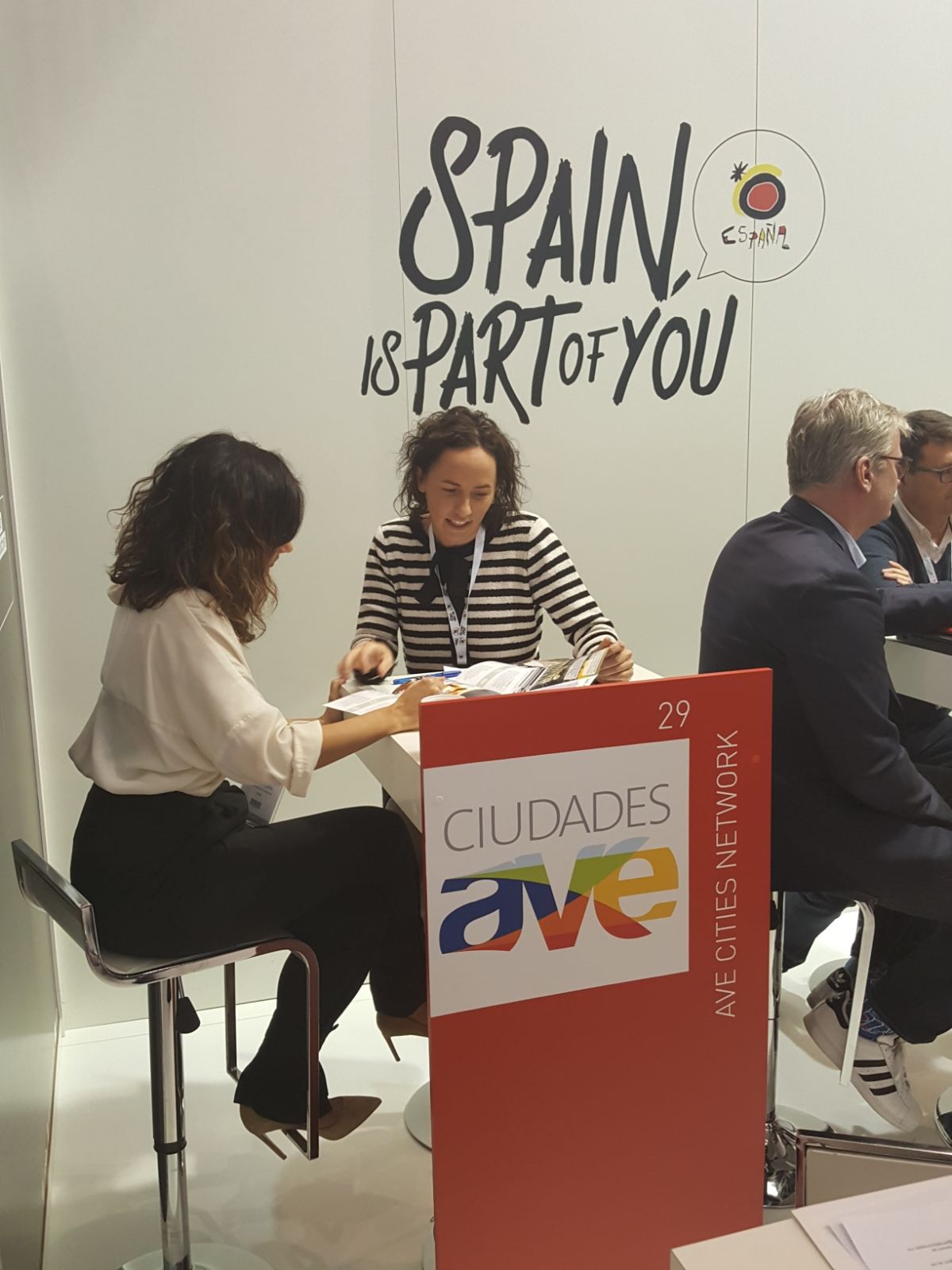 AVE Cities Network is promoted for the first time in the IBTM of Barcelona, ​​the great MICE tourism fair